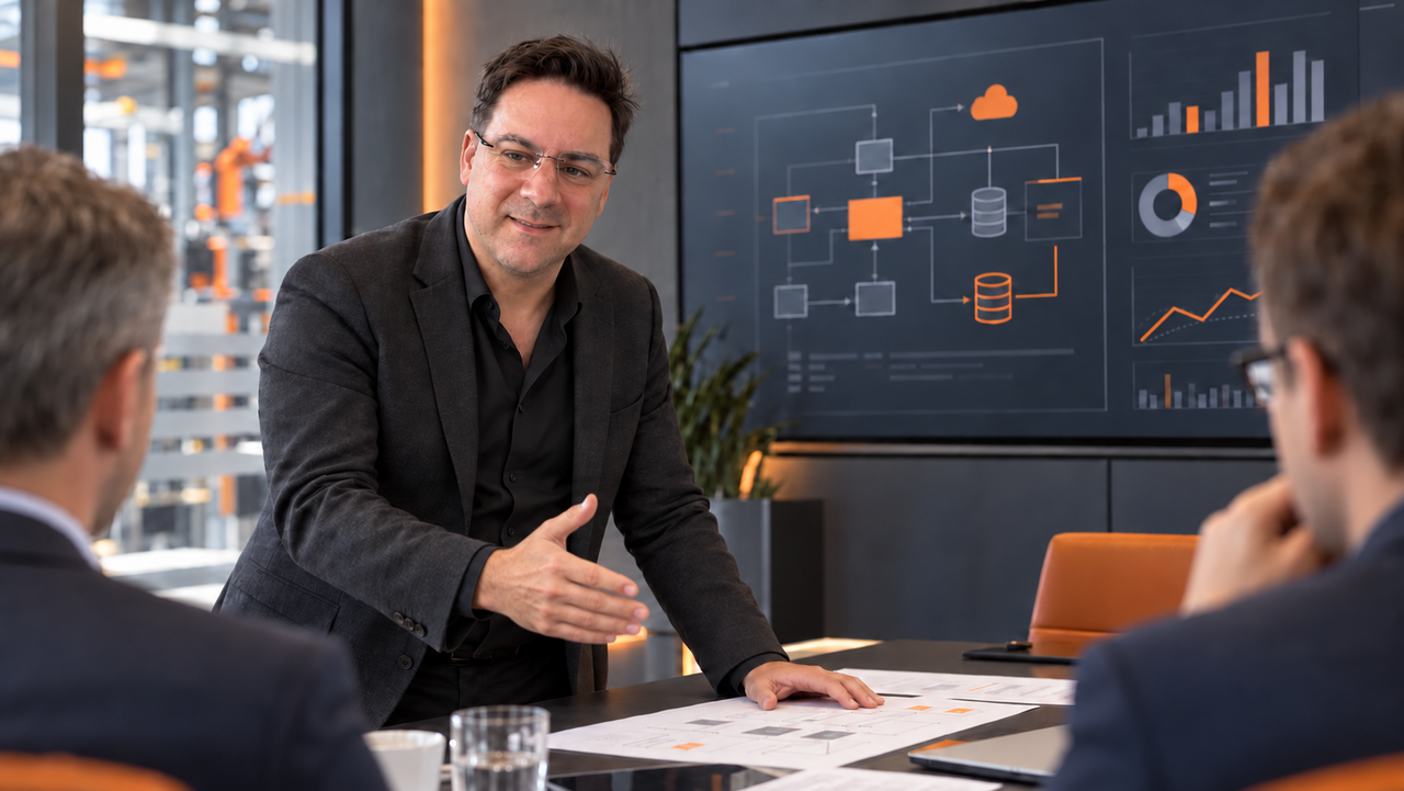 Bastian Stetter im Data-&-AI-Sparring mit Kunden
